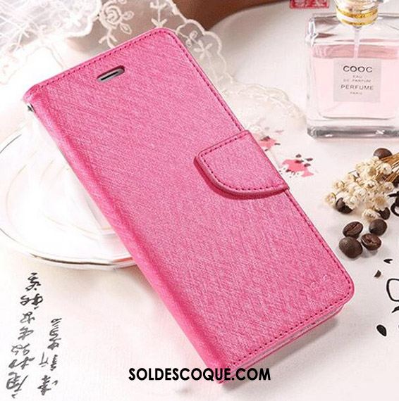 Coque iPhone 6 / 6s Rose Silicone Étui En Cuir Luxe Protection Pas Cher