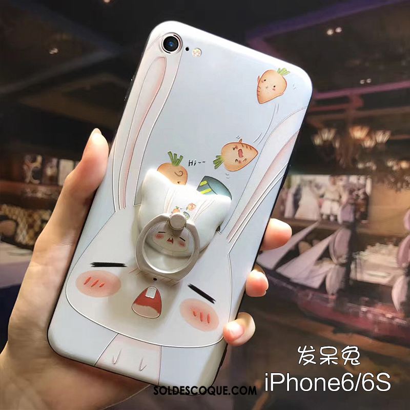 Coque iPhone 6 / 6s Résistant À L'usure Boucle Gaufrage Anneau Dessin Animé Pas Cher