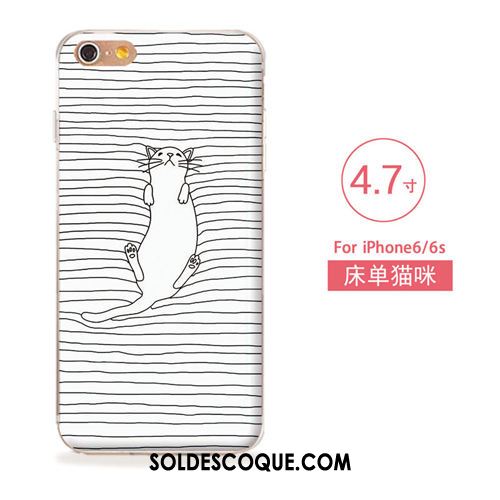 Coque iPhone 6 / 6s Silicone Tout Compris Ornements Suspendus Étui Gaufrage Housse Pas Cher