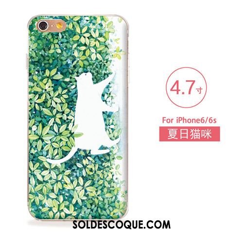 Coque iPhone 6 / 6s Silicone Tout Compris Ornements Suspendus Étui Gaufrage Housse Pas Cher