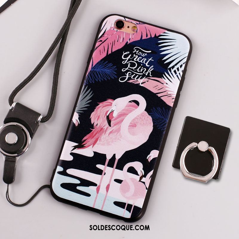 Coque iPhone 6 / 6s Tendance Ornements Suspendus Anneau Étui Rose En Vente