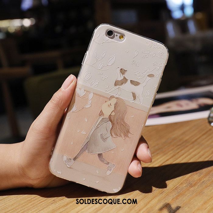 Coque iPhone 6 / 6s Tendance Personnalité Créatif Tout Compris Rouge En Ligne