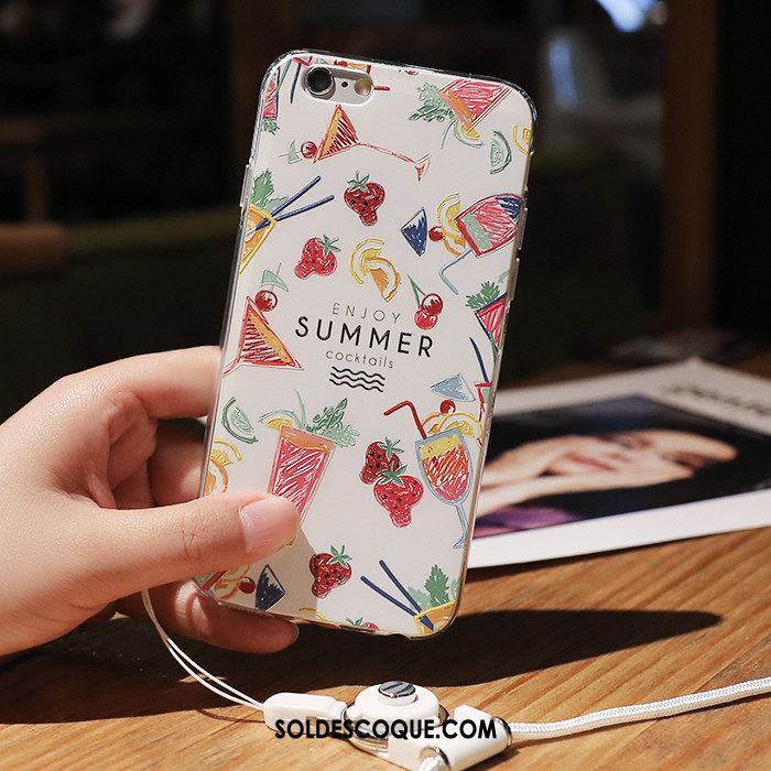 Coque iPhone 6 / 6s Tendance Personnalité Créatif Tout Compris Rouge En Ligne