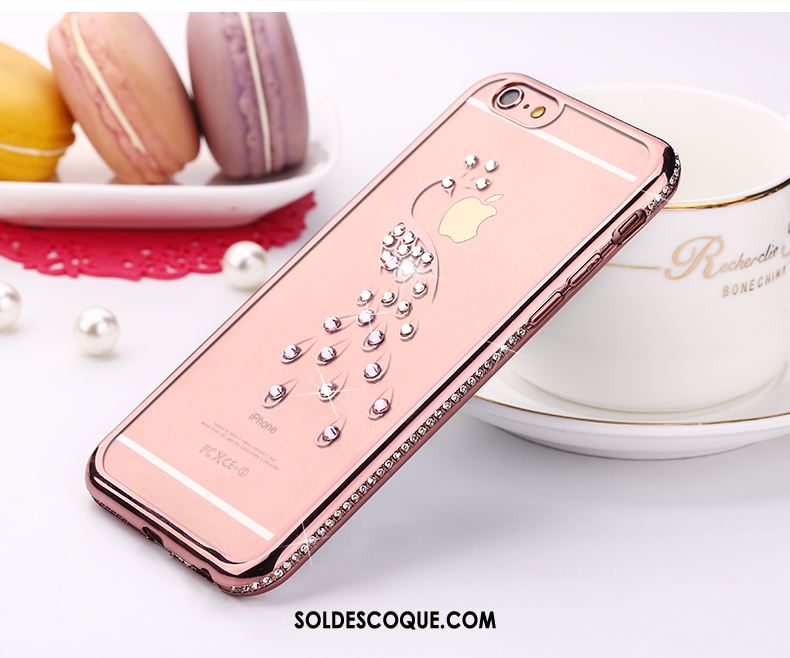 Coque iPhone 6 / 6s Tout Compris Strass Fluide Doux Incassable Élégant France