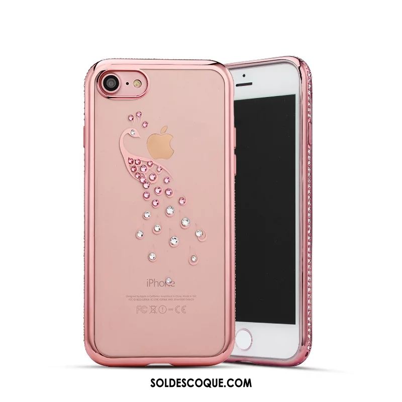 Coque iPhone 6 / 6s Tout Compris Strass Fluide Doux Incassable Élégant France