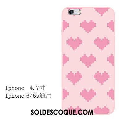 Coque iPhone 6 / 6s Téléphone Portable Gaufrage Tout Compris Silicone Amour En Vente