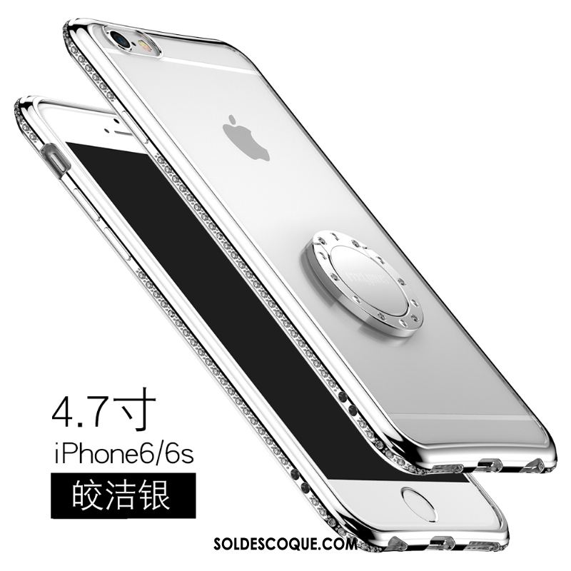 Coque iPhone 6 / 6s Téléphone Portable Étui Support Transparent Incassable Pas Cher