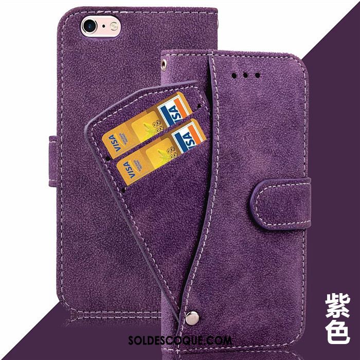 Coque iPhone 6 / 6s Violet Tout Compris Incassable Créatif Carte France
