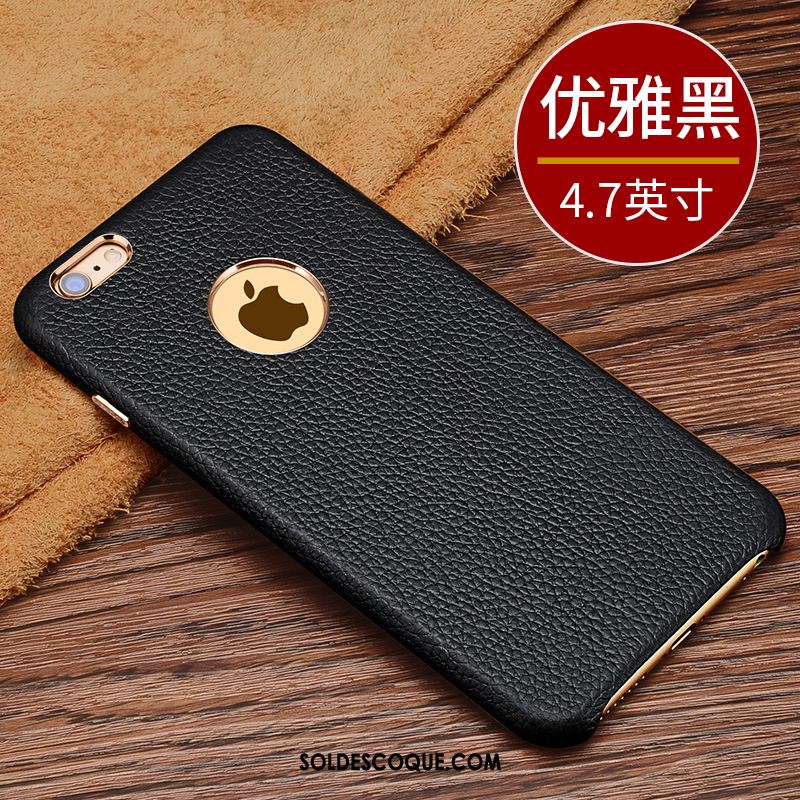 Coque iPhone 6 / 6s Étui En Cuir Business Nouveau Qualité Cuir Véritable Pas Cher