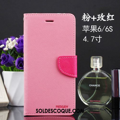 Coque iPhone 6 / 6s Étui En Cuir Ornements Suspendus Téléphone Portable Incassable Fluide Doux Housse Soldes