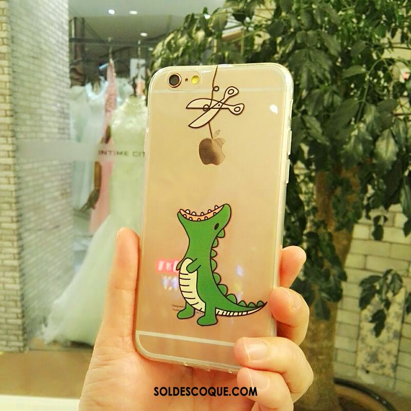 Coque iPhone 7 Dessin Animé Sac Vert Créatif Nouveau Pas Cher