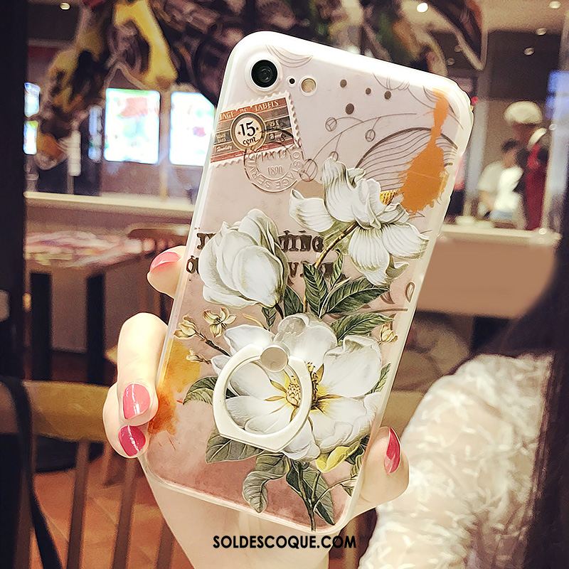 Coque iPhone 7 Gaufrage Multicolore Téléphone Portable Art Tout Compris En Vente