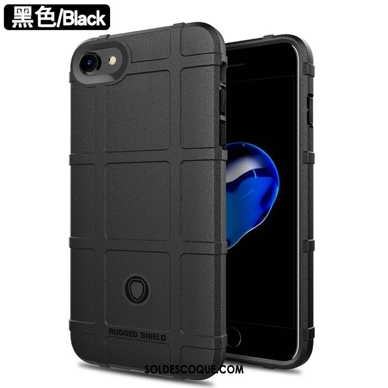 Coque iPhone 7 Incassable Téléphone Portable Fluide Doux Silicone Étui Pas Cher