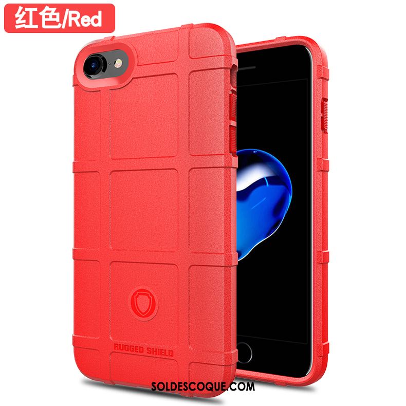 Coque iPhone 7 Incassable Téléphone Portable Fluide Doux Silicone Étui Pas Cher