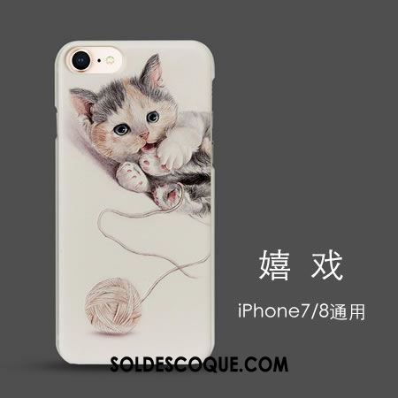 Coque iPhone 7 Nouveau Difficile Protection Étui Gaufrage Housse Soldes