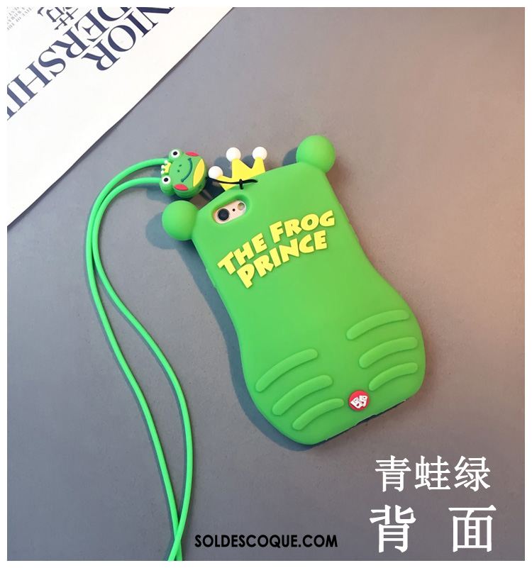 Coque iPhone 7 Ornements Suspendus Charmant Frog Silicone Tendance En Vente