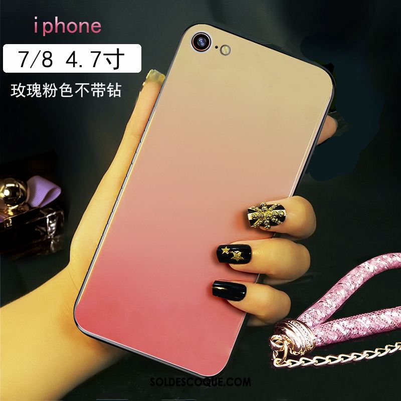 Coque iPhone 7 Personnalité Bracelet Créatif Strass Marque De Tendance En Ligne