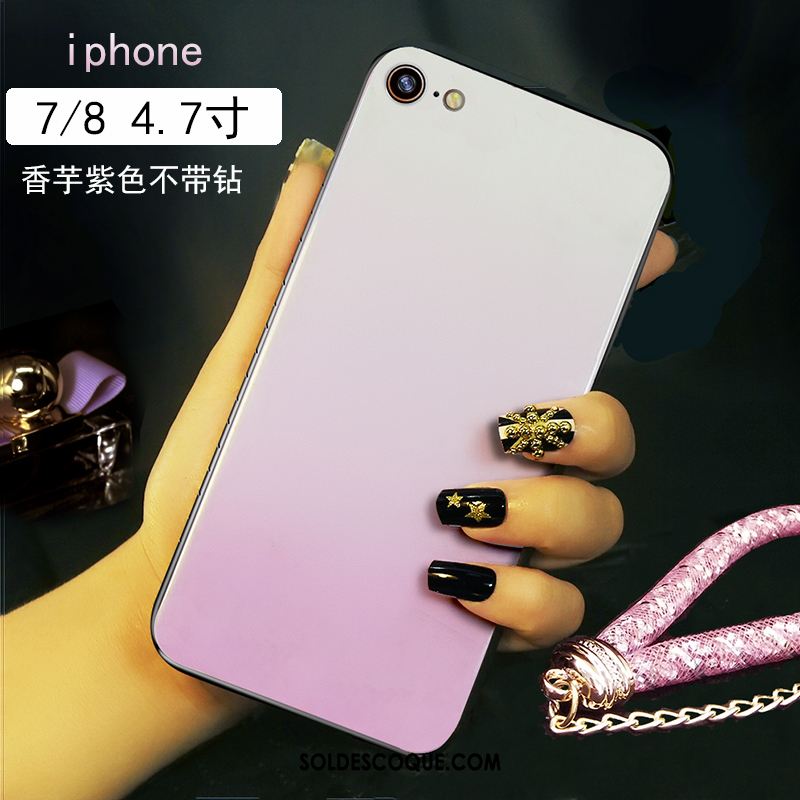 Coque iPhone 7 Personnalité Bracelet Créatif Strass Marque De Tendance En Ligne