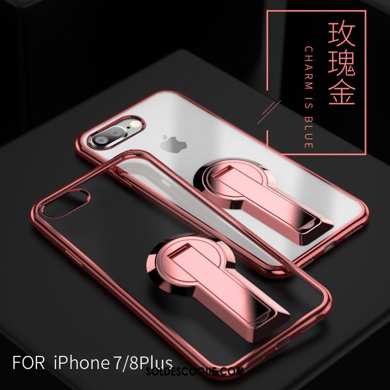 Coque iPhone 7 Plus Fluide Doux Marque De Tendance Incassable Rouge Ornements Suspendus Pas Cher