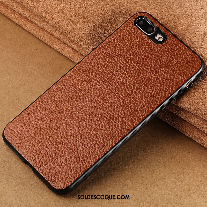 Coque iPhone 7 Plus Incassable Créatif Luxe Étui En Cuir Tout Compris Pas Cher