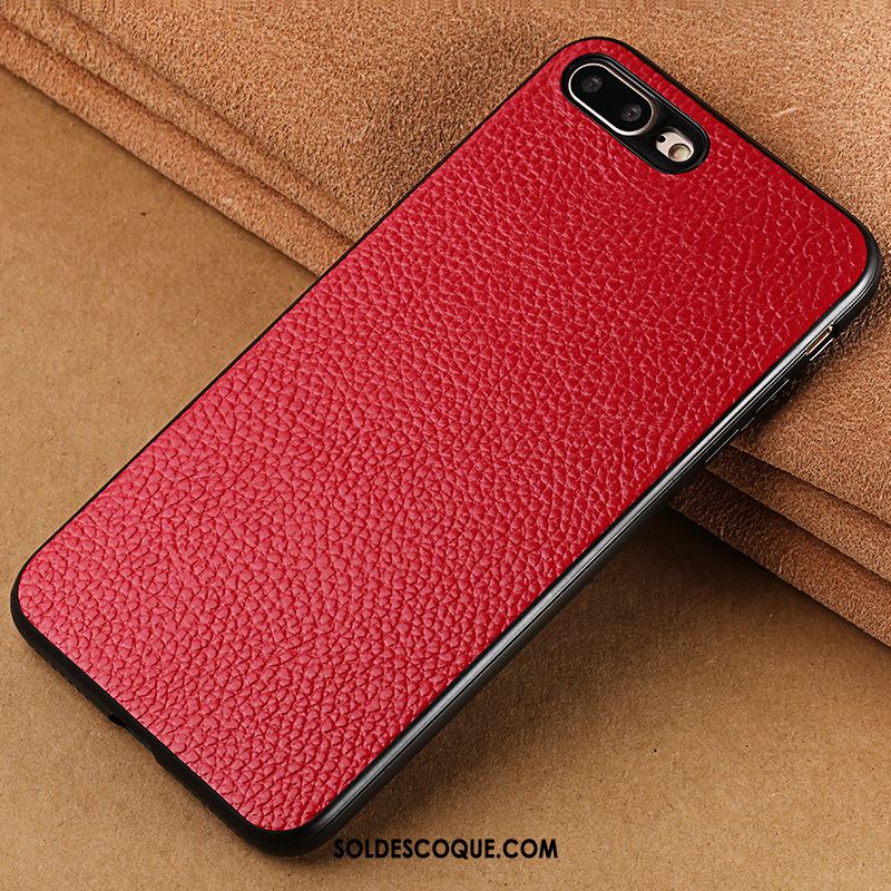 Coque iPhone 7 Plus Incassable Créatif Luxe Étui En Cuir Tout Compris Pas Cher