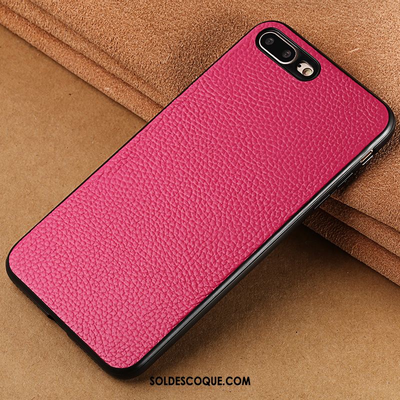 Coque iPhone 7 Plus Incassable Créatif Luxe Étui En Cuir Tout Compris Pas Cher