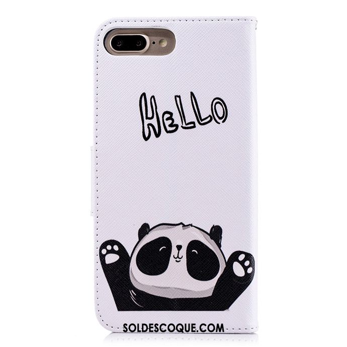 Coque iPhone 7 Plus Personnalité Téléphone Portable Silicone Blanc Clamshell Soldes