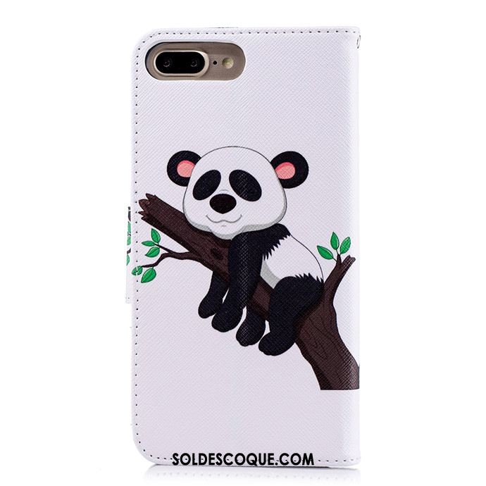 Coque iPhone 7 Plus Personnalité Téléphone Portable Silicone Blanc Clamshell Soldes