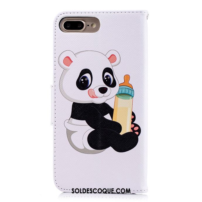 Coque iPhone 7 Plus Personnalité Téléphone Portable Silicone Blanc Clamshell Soldes