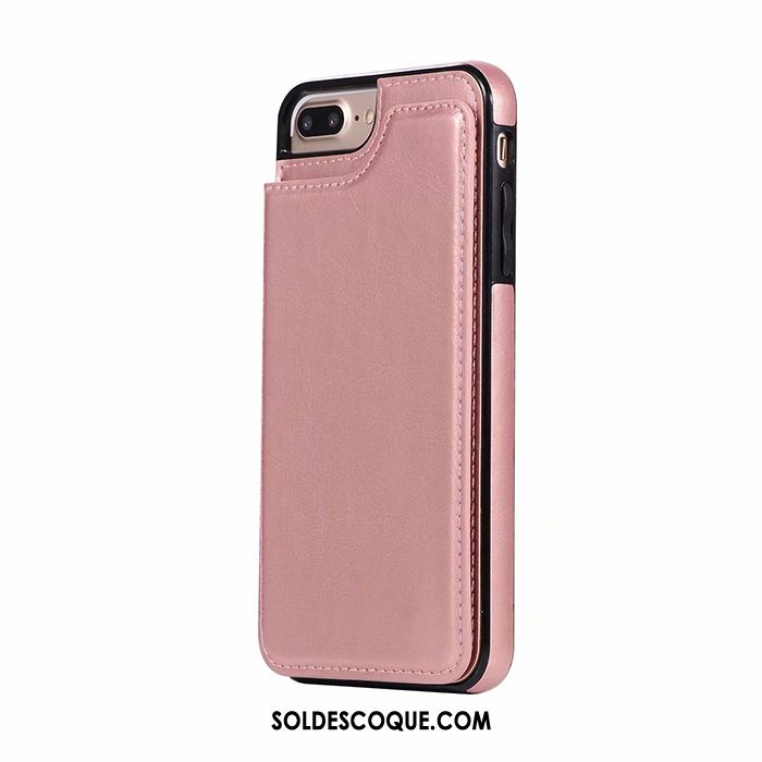 Coque iPhone 7 Plus Support Business Carte Portefeuille Sac Carte En Vente