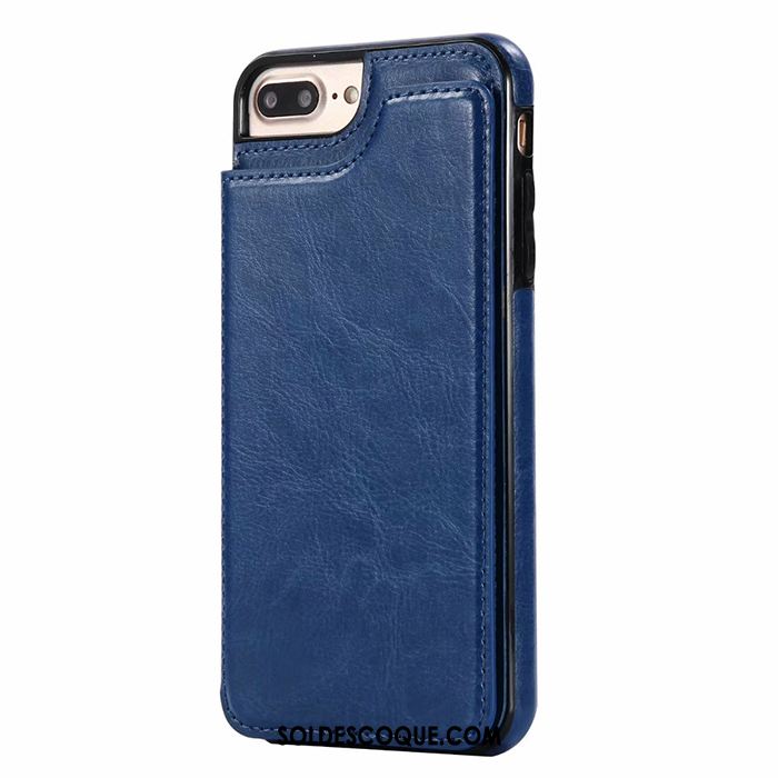 Coque iPhone 7 Plus Support Business Carte Portefeuille Sac Carte En Vente