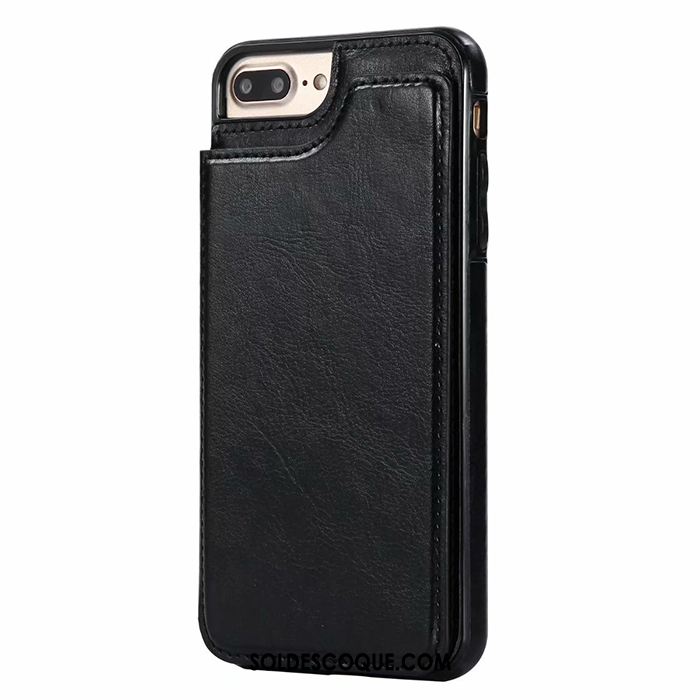 Coque iPhone 7 Plus Support Business Carte Portefeuille Sac Carte En Vente