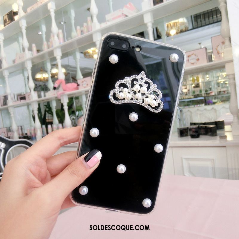 Coque iPhone 7 Plus Téléphone Portable Incassable Strass Tout Compris Personnalité Housse Pas Cher