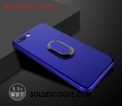 Coque iPhone 7 Plus À Bord Fluide Doux Rouge Magnétisme Support En Vente