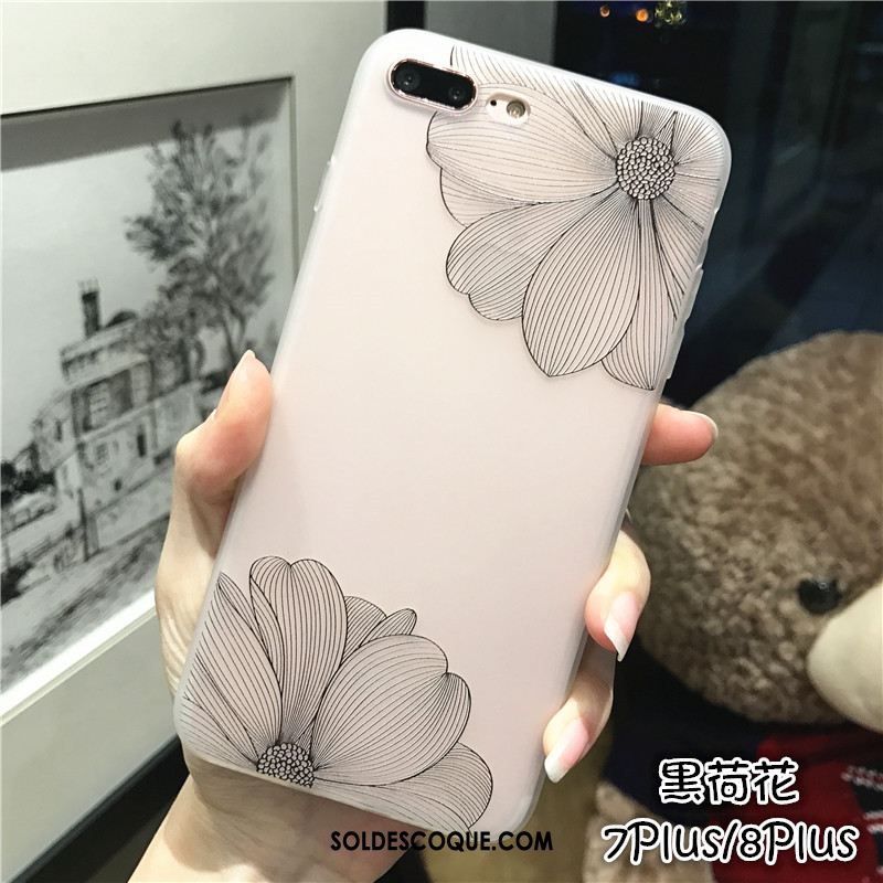 Coque iPhone 7 Plus Étui Créatif Personnalité Téléphone Portable Délavé En Daim France