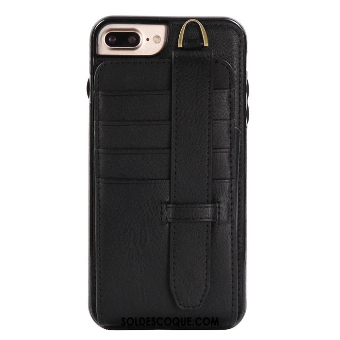 Coque iPhone 7 Plus Étui En Cuir Carte Téléphone Portable Ornements Suspendus Sac Carte En Vente