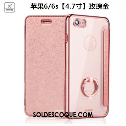 Coque iPhone 7 Plus Étui En Cuir Cuir Véritable Protection Transparent Téléphone Portable En Ligne