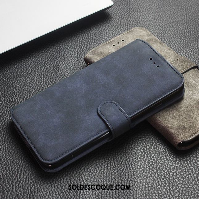 Coque iPhone 7 Plus Étui En Cuir Silicone Business Incassable Cuir Véritable En Vente