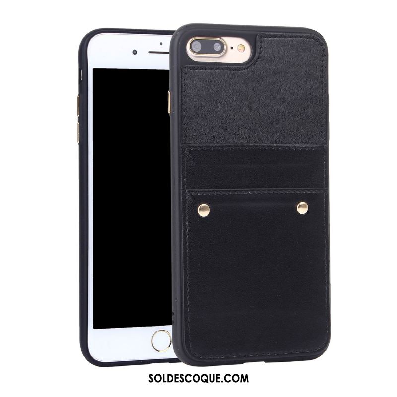 Coque iPhone 7 Plus Étui Incassable Protection Étui En Cuir Téléphone Portable Housse En Ligne