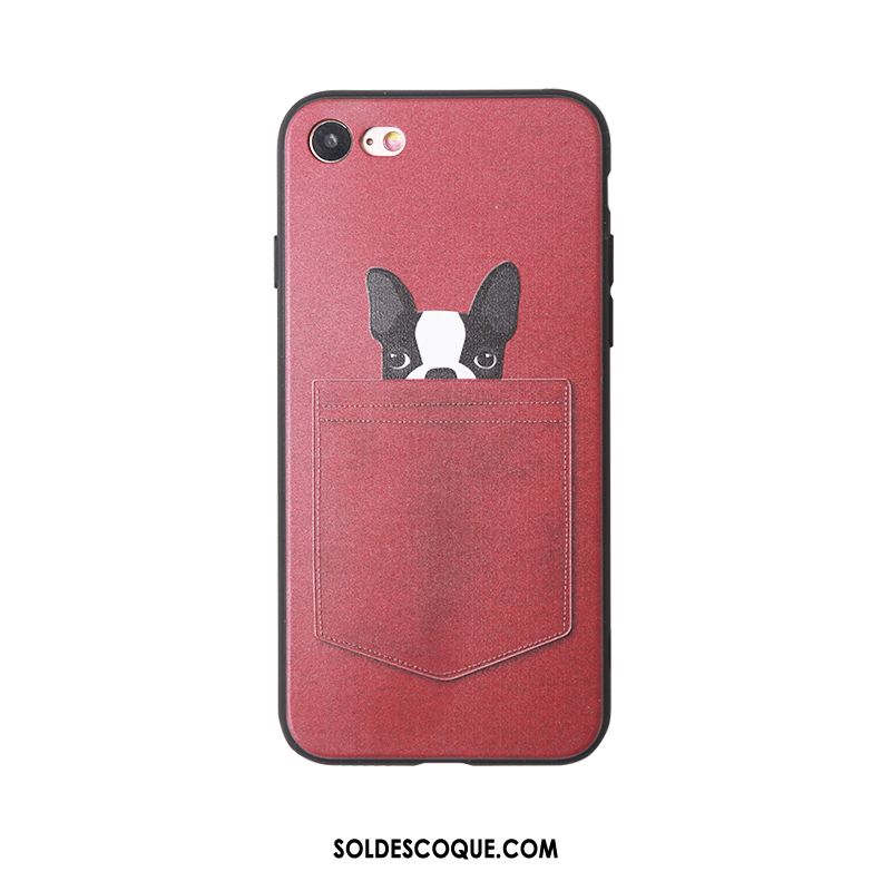 Coque iPhone 8 Fluide Doux Dessin Animé Amoureux Nouveau Silicone Soldes