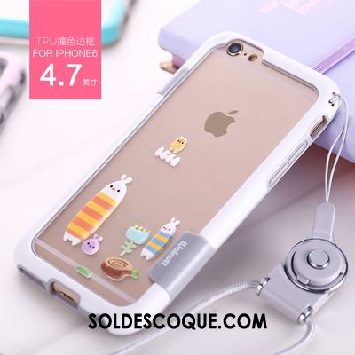 Coque iPhone 8 Incassable Violet Fluide Doux Silicone Border Pas Cher