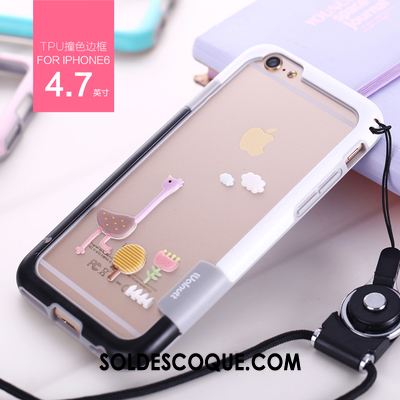 Coque iPhone 8 Incassable Violet Fluide Doux Silicone Border Pas Cher