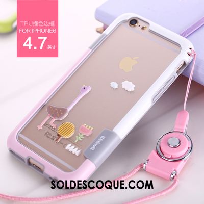 Coque iPhone 8 Incassable Violet Fluide Doux Silicone Border Pas Cher