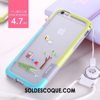 Coque iPhone 8 Incassable Violet Fluide Doux Silicone Border Pas Cher