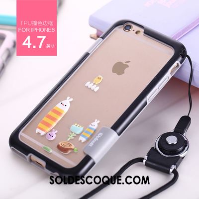 Coque iPhone 8 Incassable Violet Fluide Doux Silicone Border Pas Cher