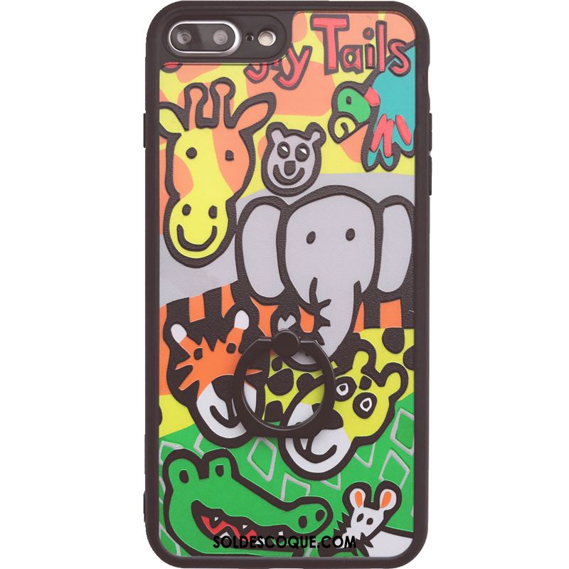 Coque iPhone 8 Plus Charmant Téléphone Portable Dessin Animé Animal Mignonne Housse En Vente