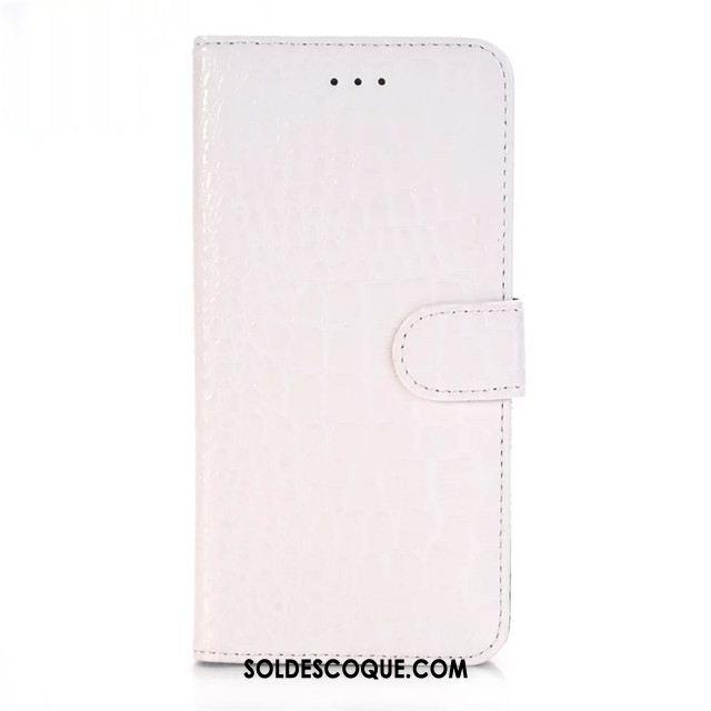 Coque iPhone 8 Plus Crocodile Modèle Support Téléphone Portable Protection Noir Pas Cher