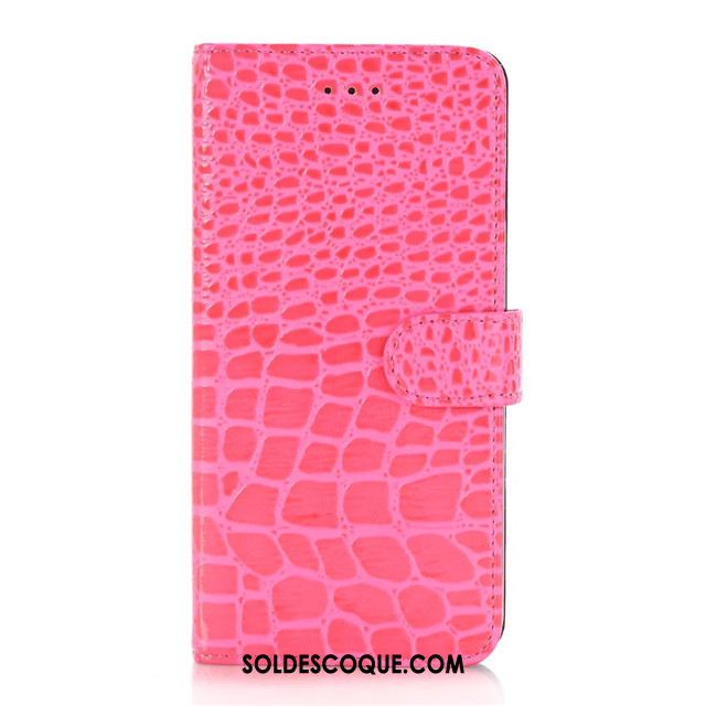 Coque iPhone 8 Plus Crocodile Modèle Support Téléphone Portable Protection Noir Pas Cher