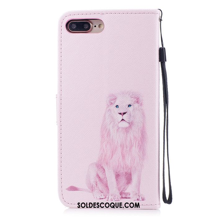 Coque iPhone 8 Plus Nouveau Bleu Étui En Cuir Téléphone Portable Tout Compris Housse En Vente