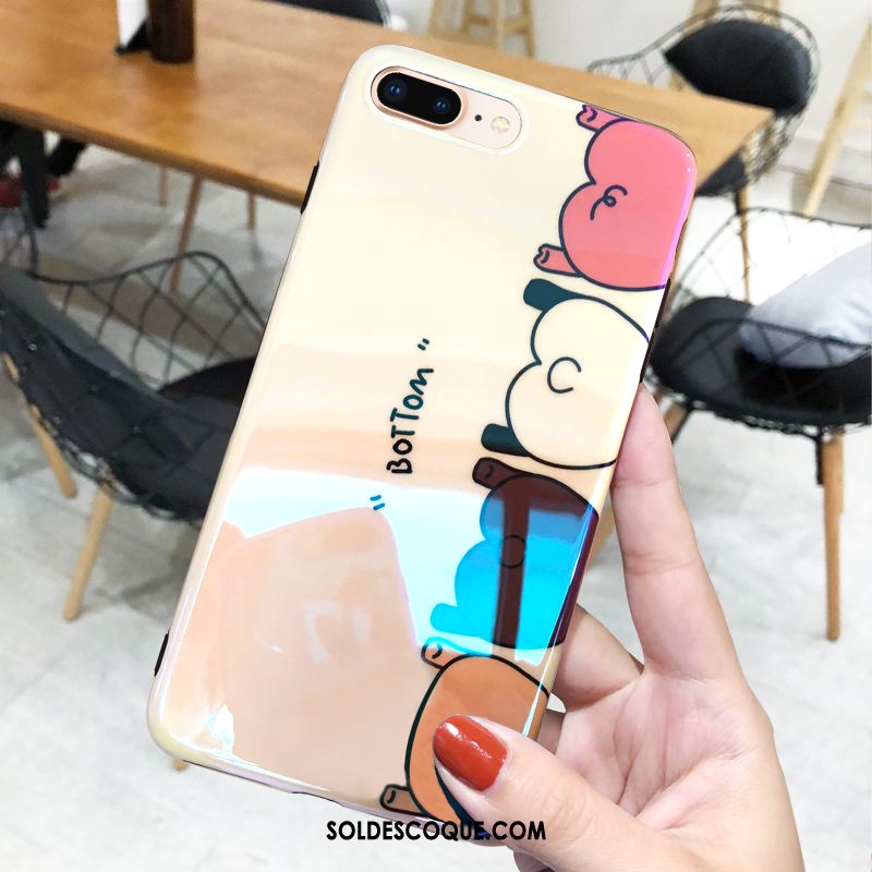 Coque iPhone 8 Plus Nouveau Créatif Marque De Tendance Incassable Tout Compris Soldes